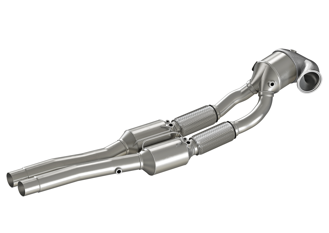 HJS ECE Downpipe Audi RS3 8V/8Y, RSQ3, TTRS 8S, Formentor VZ5 2.5 TFSI OPF 90821170