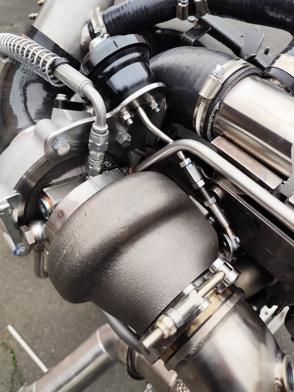 Öl- und Kühlwasserleitungen 1.8T Topmount Abgaskrümmer z.B. Garrett/Pulsar G-Serie, GT/GTX Serie