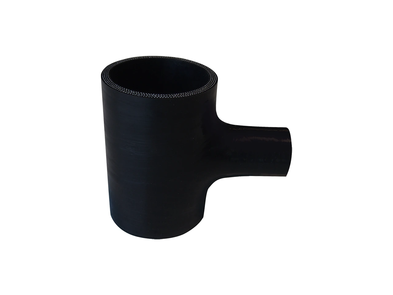 Silikon T-Stück 38mm-76mm mit 25mm "T"Anschluss