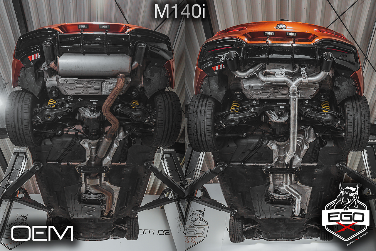 EGO-X Abgasanlage 3,5" BMW 135i/140i F20/F21 (mit ECE*)