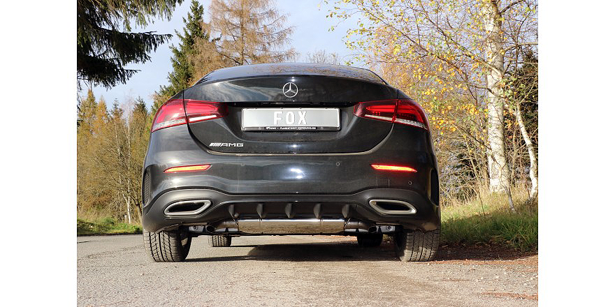 FOX Endschalldämpfer Mercedes A180/ A200 W177 136/163PS