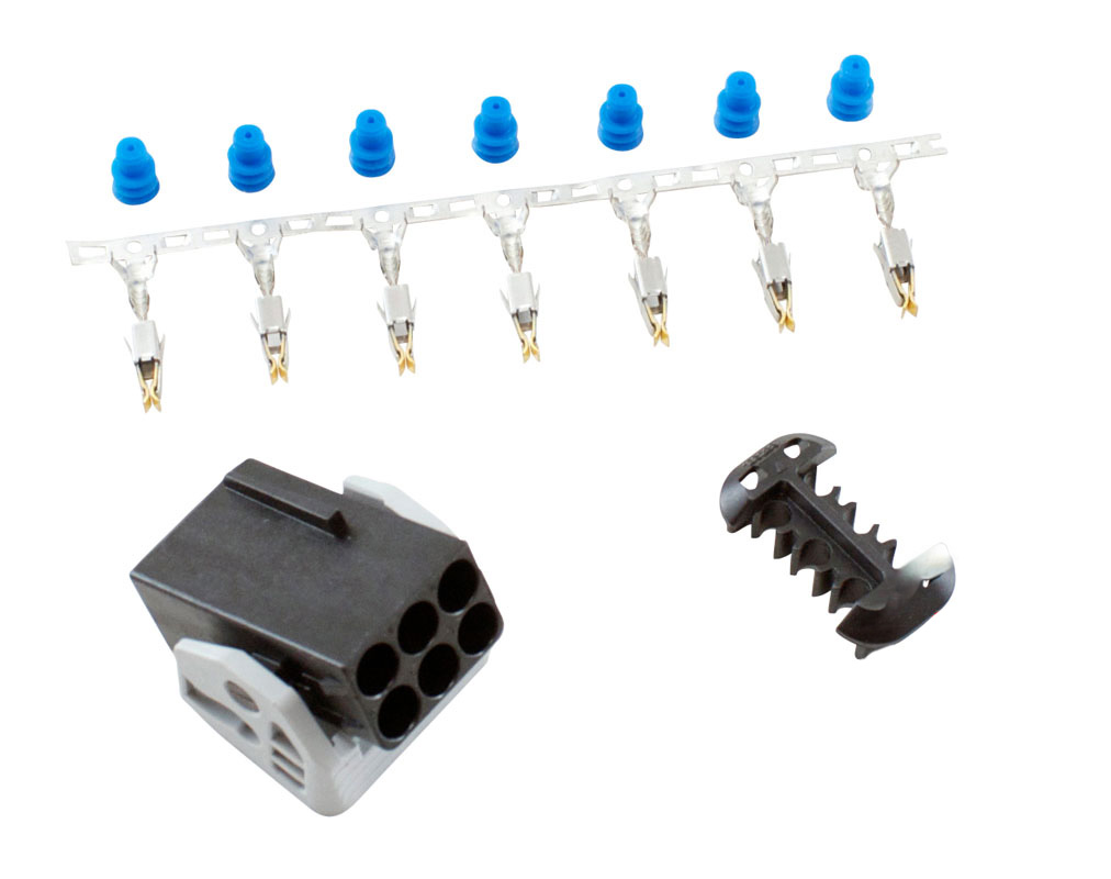 Stecker-Buchse Kit für Breitband Sonde LSU 42 UEGO Bosch AEM