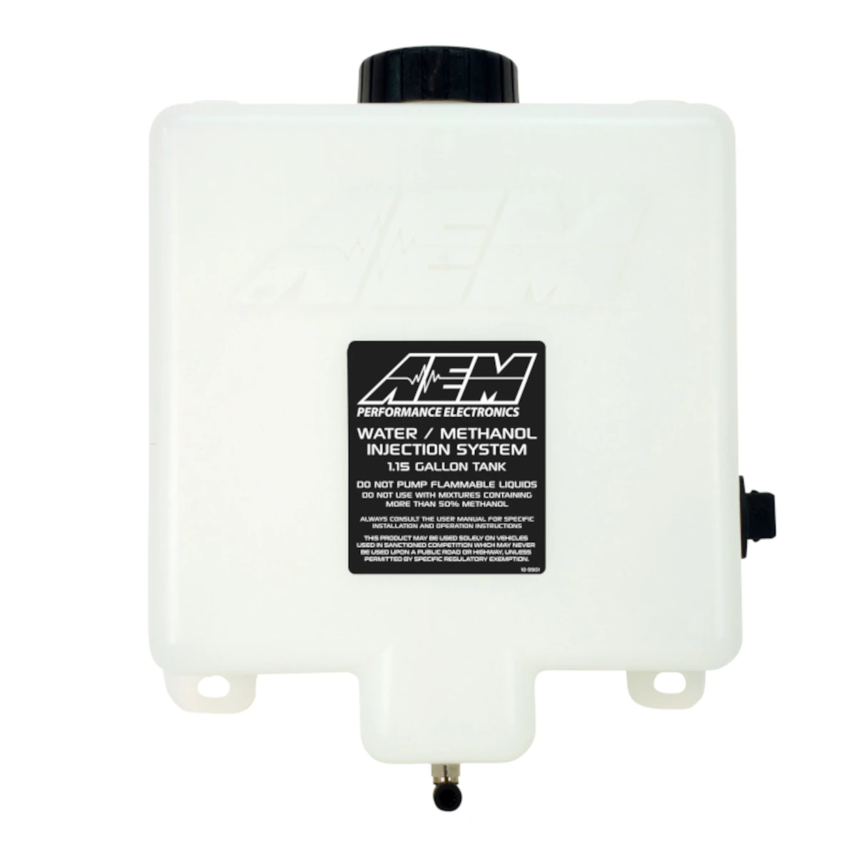 Wasser-Methanol Einspritzung 1.15 Gallon Tank Kit mit Fluessigkeitsstand-Sensor AEM
