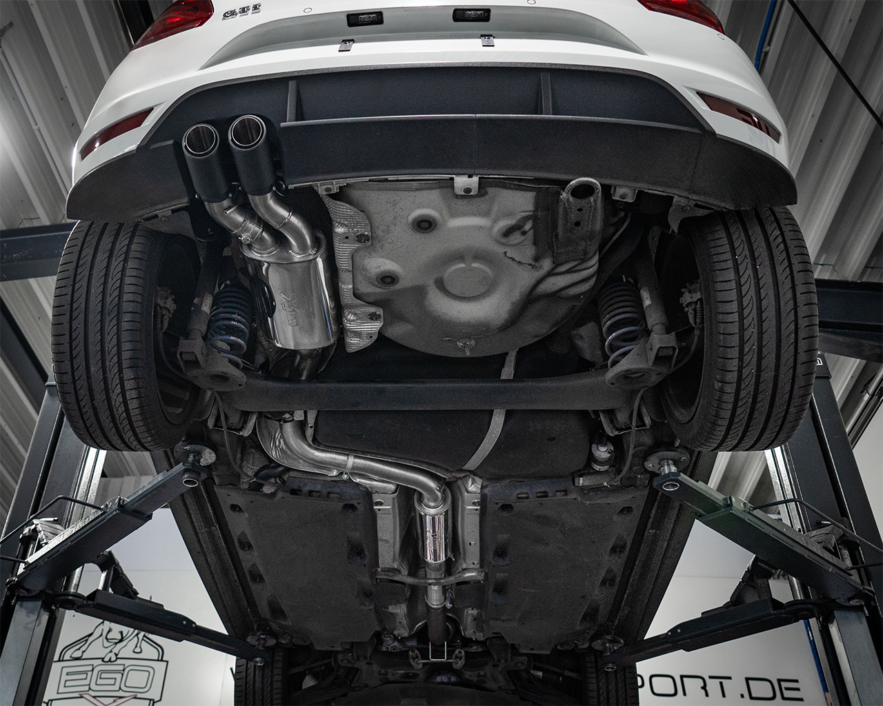 EGO-X Abgasanlage 2,75" Audi A1 8X, VW Polo 6R/6C inkl. GTI 1.4+1.8 T(F)SI (mit ECE*)