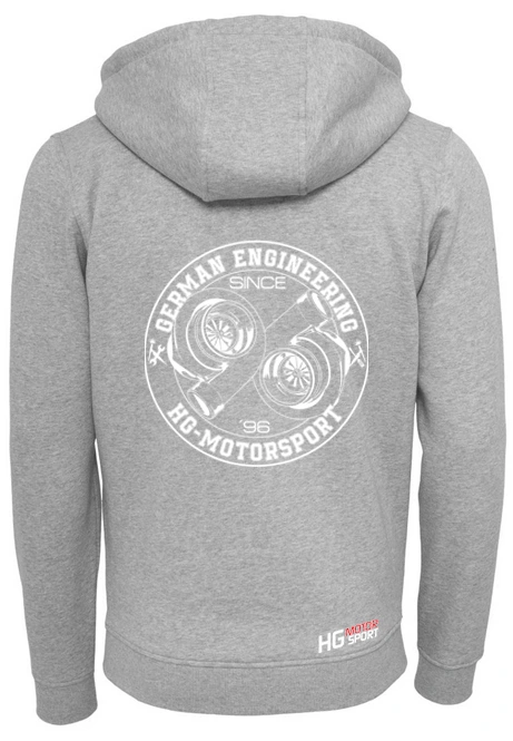 Zip-Hooded-Sweater "Double Charged Since 96"