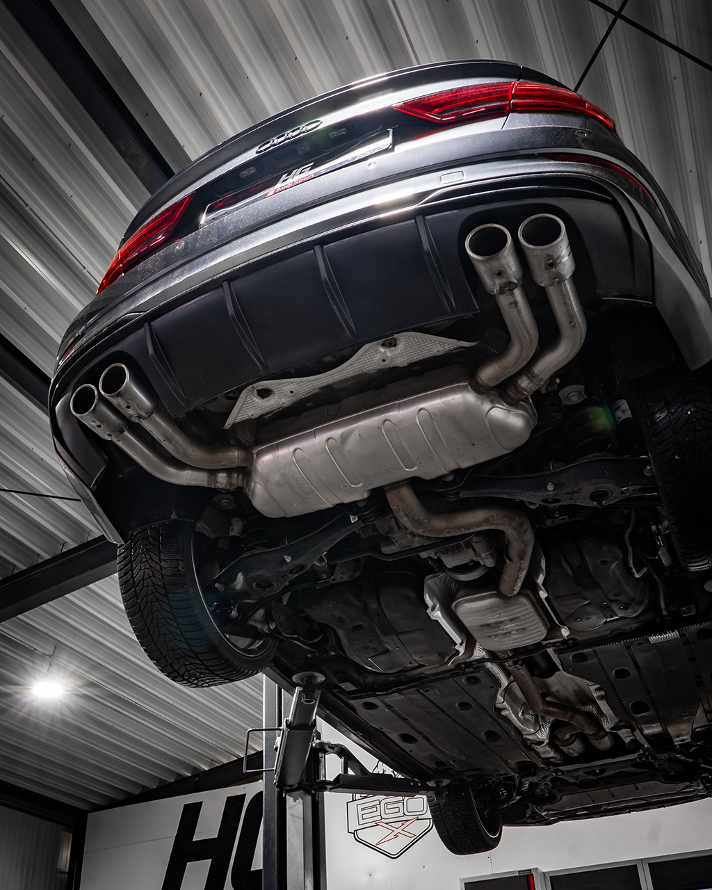 EGO-X Abgasanlage 3,5" Audi S3 8V quattro Facelift OPF 300PS (mit ECE*)