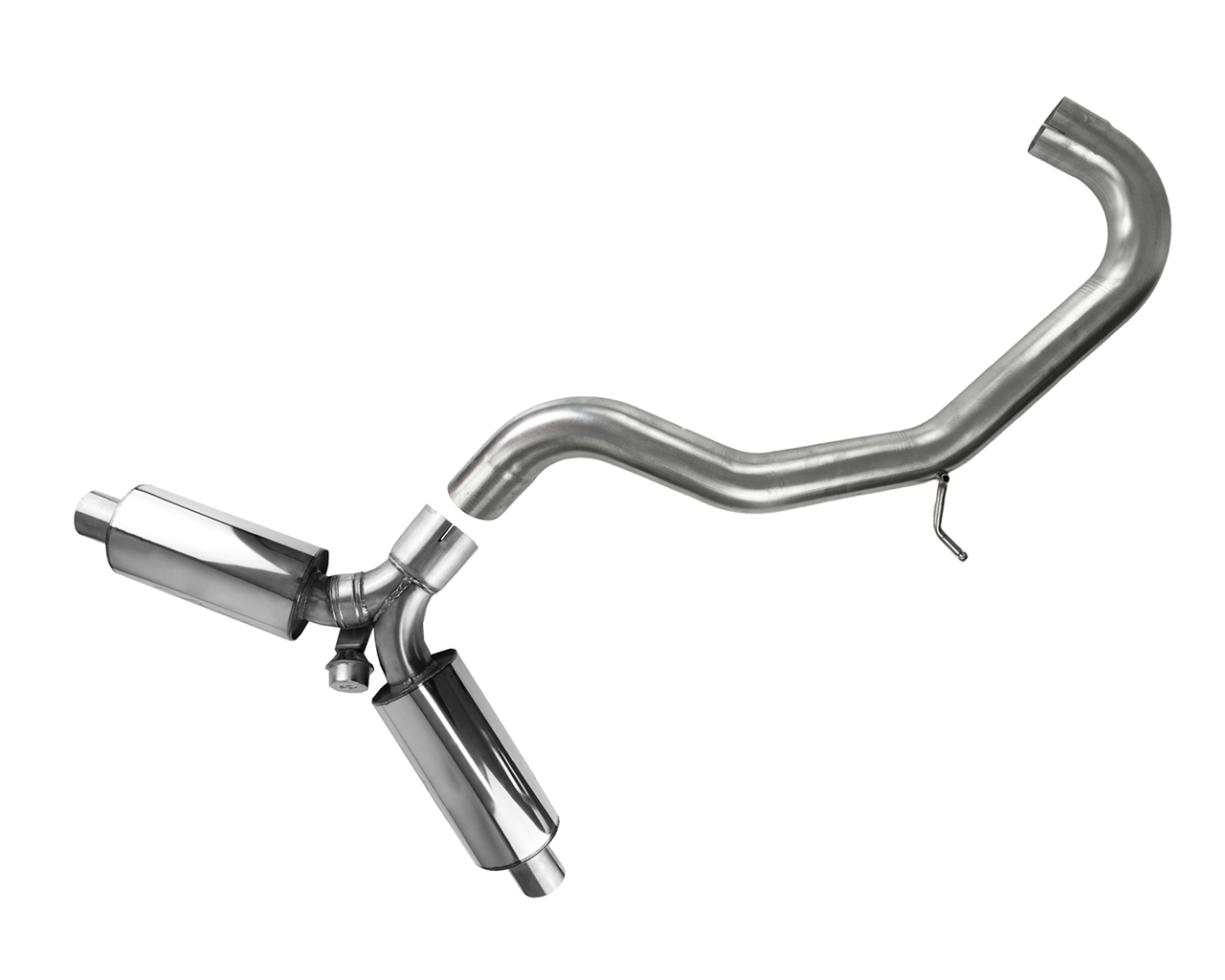 Bull-X Abgasanlage 3" Y-Style "VAG02" MQB Plattform 1.8-2.0 TSI FWD (Golf 7 GTI, Leon 5F)