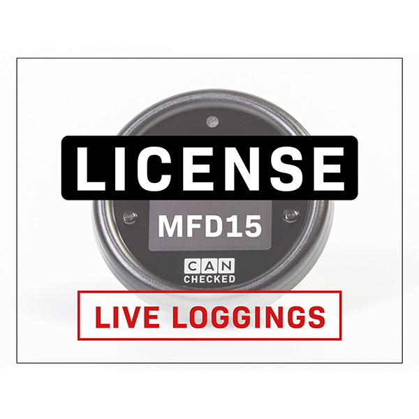 License Live Logging for MFD15